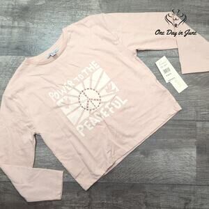 Madden Girl Long Sleeve Tee Shirt Size M